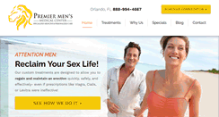 Desktop Screenshot of premiermensmedical.com